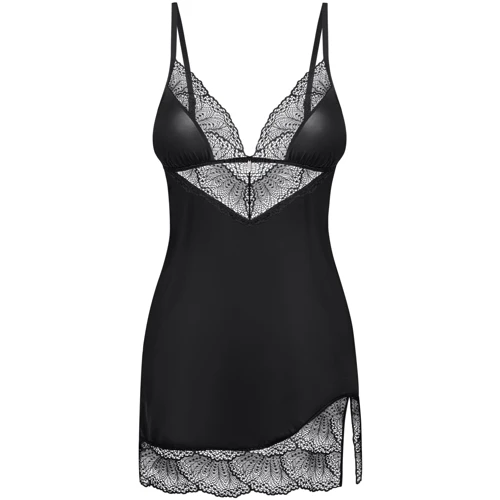 Пеньюар и трусики Obsessive Lobellis chemise & thong XS/S