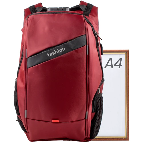 Мужской рюкзак Valiria Fashion бордовый (3DETAB86-08-1-1): Стиль Повседневный (Casual)