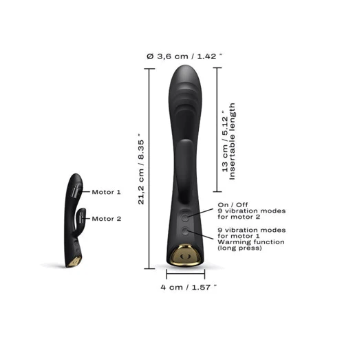 Вибратор-кролик Dorcel Flexi Rabbit Black