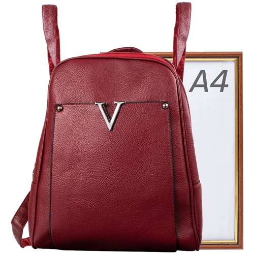 Женский рюкзак Valiria Fashion бордовый (DETAG6806-1): Материал Искусственная кожа