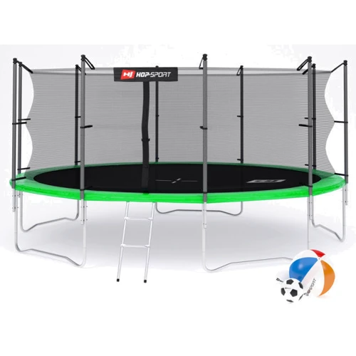 Батут Hop-Sport 16ft green зеленый с внутренней сеткой 488 см: Производитель Hop-Sport