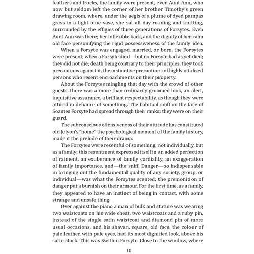 John Galsworthy: The Forsyte saga. Volume I: Обложка Мягкая
