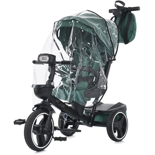 Детский трехколесный велосипед El Camino Vector Green (ME 1162): Диаметр колес, дюймов 12