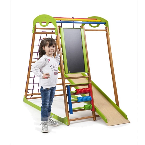 Детский спортивный комплекс для дома SportBaby BabyWood Plus: Тип гимнастические и спортивные комплексы