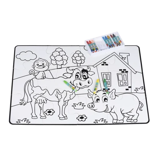 Пазл-розмальовка Same Toy Ферма