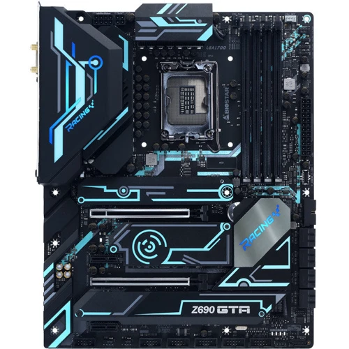 BIOSTAR Z690GTA: Оперативная память 4xDIMM / Max. 128GB / up to DDR4 5000+(O.C.) MHz / Dual Channel Memory;