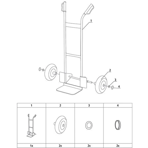 Тележка вантажний Stanley SXWT-HT522: Установка Передвижная