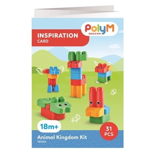 Конструктор PolyM Царство зверят 31 деталей (760004)