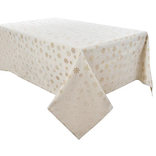 

Скатерть Lefard Home Textile Karen lurex teflon natural тефлоновая 160х320см (715-364)