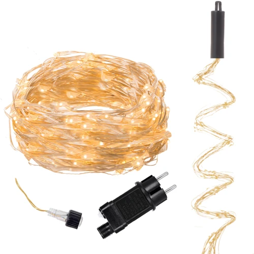 Гирлянда (конский хвост) Springos 2 м 300 LED CL0093 Warm White фото 8