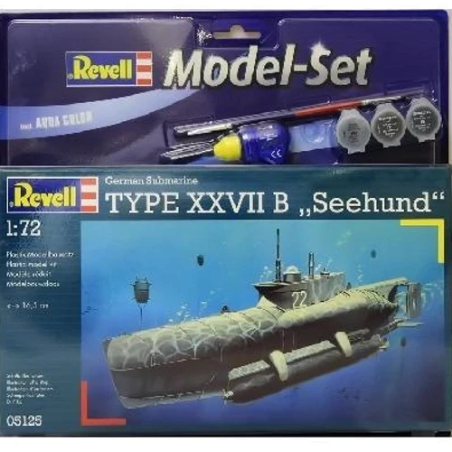 Подарочный набор Revell Подводная лодка U-Boot Type XXVIIB Seehund 1:72 (65125)