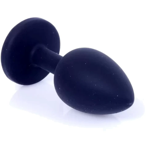 Анальная пробка Boss Series - Jewellery Black Silicon PLUG Medium Pink (BS6400087)