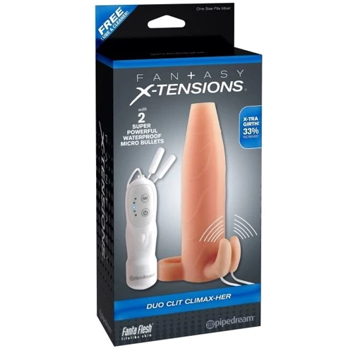 Вибронасадка на член Fx Duo Clit Climax Her