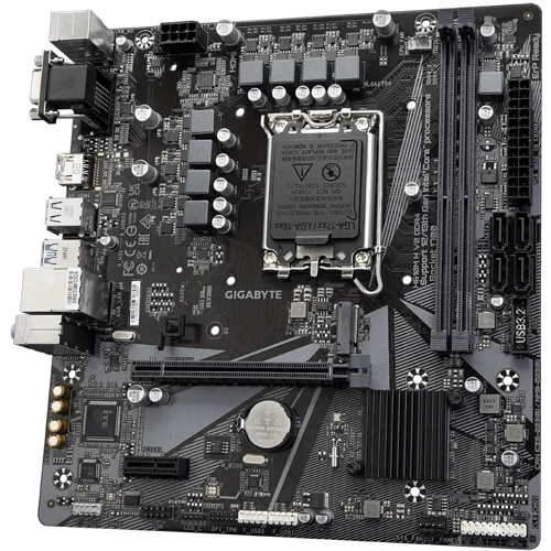 GIGABYTE H610M H V2 DDR4: Разъемы на задней панели Ethernet RJ-45, VGA, HDMI, USB 3.2 Gen 1, USB 2.0