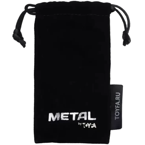 Анальная пробка с кристаллом в форме сердца Metal By Toyfa