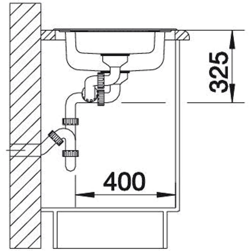 Blanco Tipo 6s Basic 512303 (сталь): Количество чаш 2