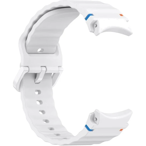 BeCover Strap Ribbed Tape White для Samsung Galaxy Watch (20mm) 4 40mm-44mm/5 40-44mm/6 40-44mm/7 40-44mm (712050) фото 6