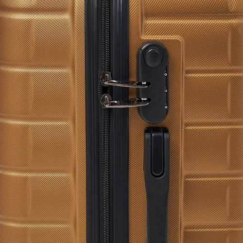 Чемодан Ricco Grande XL Gold (T15003Gold-XL): Материал Пластик
