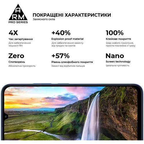 ArmorStandart Tempered Glass Pro Black для Xiaomi Redmi 15C 4G (ARM85416)