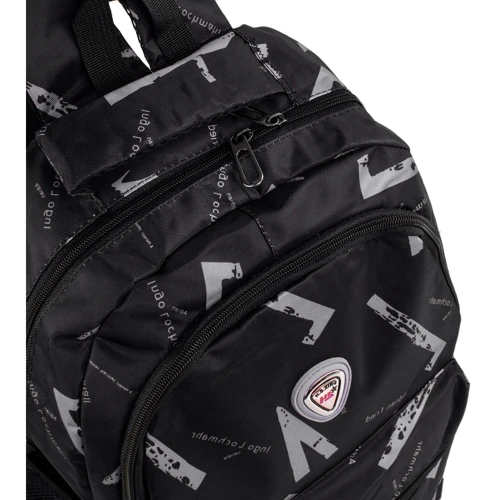 Чоловік рюкзак Valiria Fashion чорний (3DETBH7001-9): Застібка Блискавка