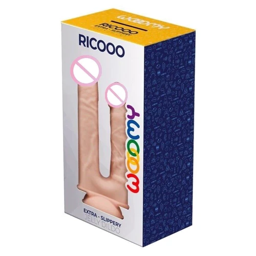 Двойной фаллоимитатор Wooomy Ricooo