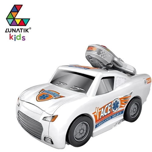 Игровой набор Lunatik Kids Автотрансформер Медик (LNK-RTM5667): Цвет разноцветный