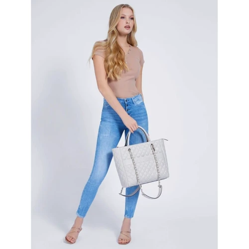 Женская сумка тоут Guess Illy Elite Tote светло-серая (HWVG7970230-GRY): Тип Сумки