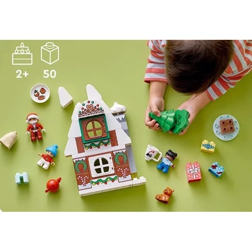 Конструктор LEGO DUPLO Пряничный домик Санты 50 деталей (10976): Серия DUPLO