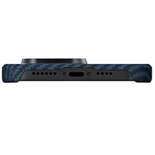Чехол для iPhone Pitaka MagEZ Case 3 Twill 1500D Black/Blue (KI1408PM) for iPhone 14 Pro Max: Тип чехла накладка на заднюю часть
