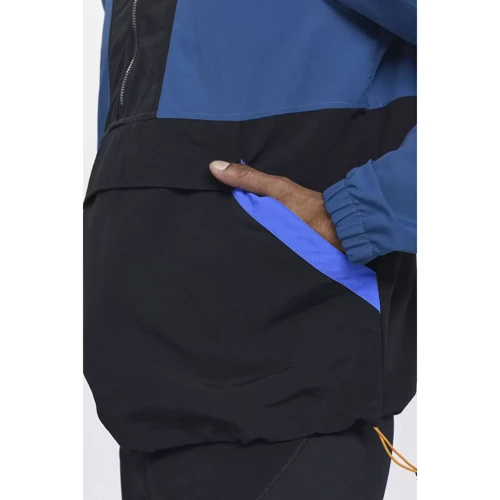 Анорак Saucony Track Anorak (800295-NS) 46 (S) синій демісезон з капюшоном: Тип застібки На молнии