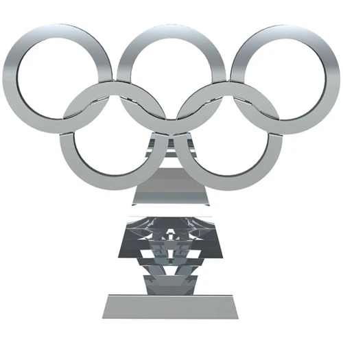 Коллекционная модель-конструктор Metal Time Rings of Strength Олимпийские кольца (MT021Y)
