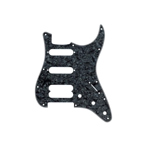 Пикгард FENDER 11-Hole Modern-Style H/S/S Ultra Series Stratocaster Pickguard Black Moto