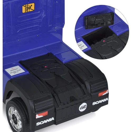 Дитячий електромобіль Bambi Racer Вантажівка синя (M 6062EBLR-4)