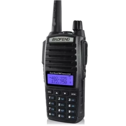 Комплект раций для леса Baofeng UV-82 Forest: Вид носимая