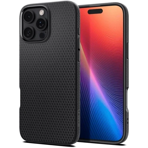 Чехол для iPhone Spigen Liquid Air Matte Black (ACS07988) for iPhone 16 Pro Max