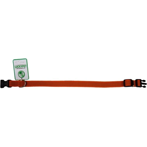 Нашийник Lucky Pet із прогумованої стрічки 2x35-45 см оранжевий (4820224215648): Колір оранжевый