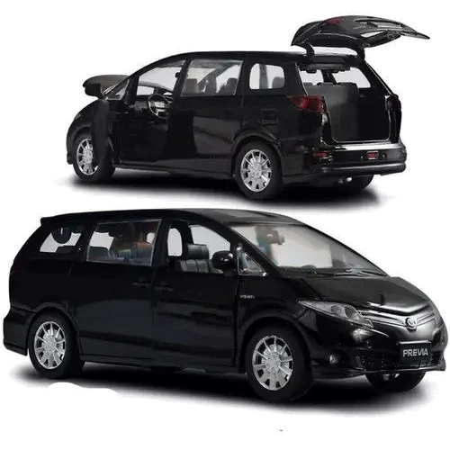 Инерционная машинка Toyota Previa Limo Toy АвтоСвіт AS-2702 со звуком и светом (Черный)