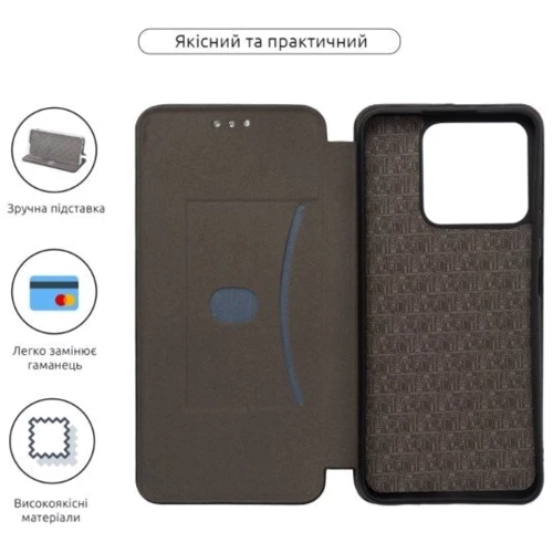 Чохол для телефона ArmorStandart G-Case Black для ZTE Blade A35 4G / A55 4G (ARM81523): Тип чехол-книжка