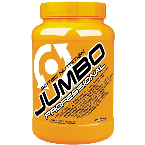 Гейнер Scitec Nutrition Jumbo Professional 1620 g /10 servings/ Banana