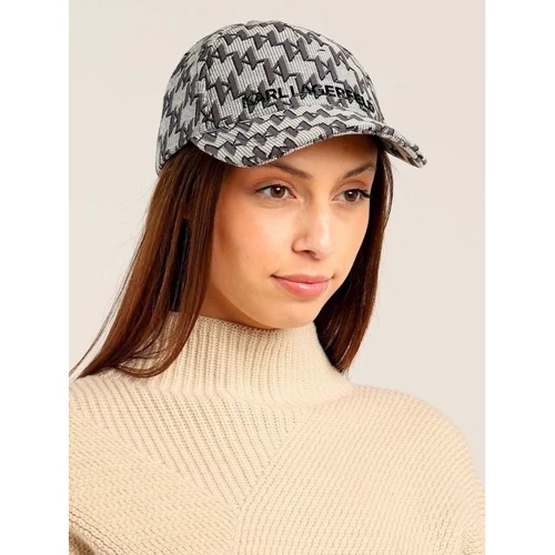 Женская бейсболка Karl Lagerfeld K/MONOGRAM JKRD CAP серая (216W3414-900) фото 2