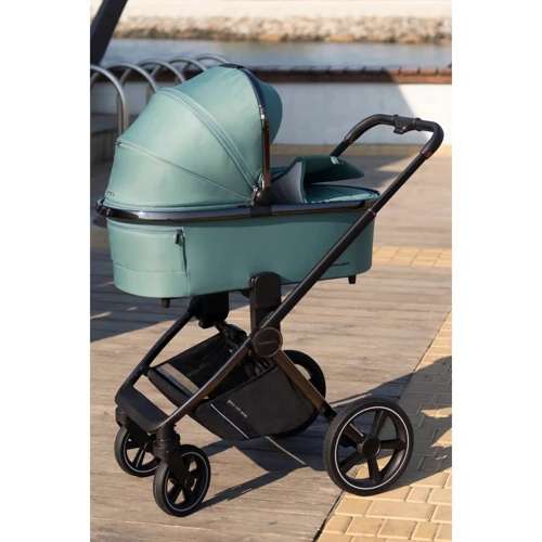 Коляска универсальная Carrello Ultimo 2 в 1 Fern Green (CRL-6511 NF Fern Green): Материал колес полиуретан