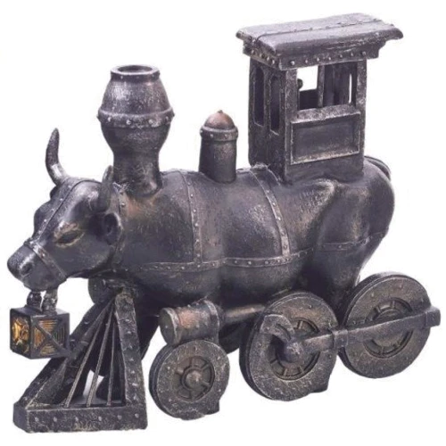 Коллекционная статуэтка Cow ParadeMoo Choo-All Aboard! Size M корова 15x5x11см (47803) фото 3