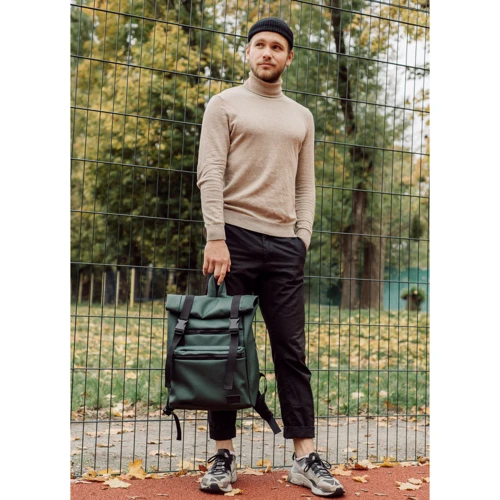 Чоловічий рюкзак Sambag RollTop Zard зелений (24238007m): Країна виробник Украина