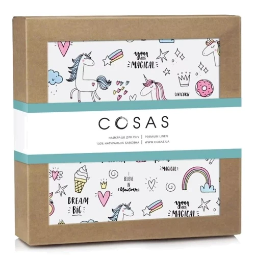 Пелюшка Cosas Unicorn Sweet фланель 80x100 см (4822052083321)