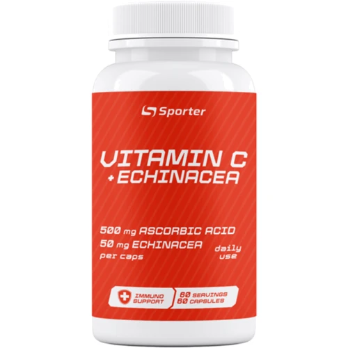 Sporter Vitamin C + Echinacea 60 caps / 60 servings