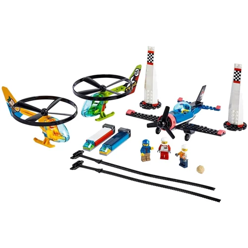 Конструктор LEGO City Воздушная гонка (60260): Рекомендуемый возраст от 5 до 12 лет