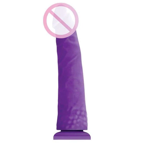 Фаллоимитатор Colours Pleasures Thin, 20х4.5 см, пурпурный