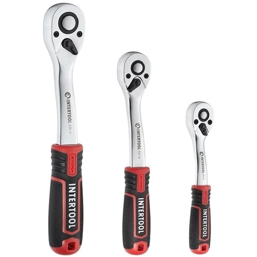 Набор инструментов INTERTOOL Storm 1/2" 3/8" 1/4" (ET-8126): Упаковка пластиковый кейс