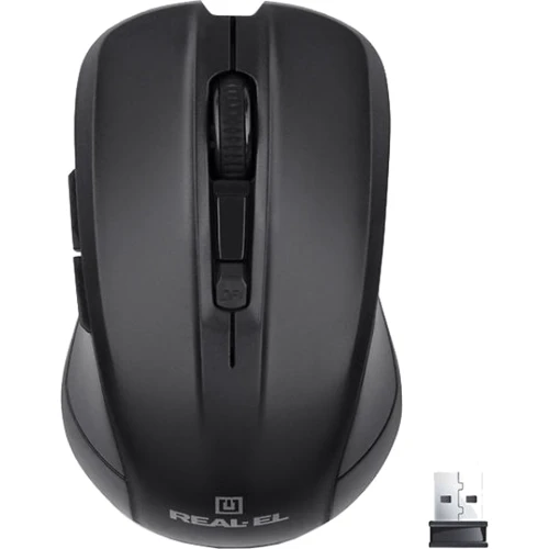 Мышь REAL-EL RM-307 Wireless Black