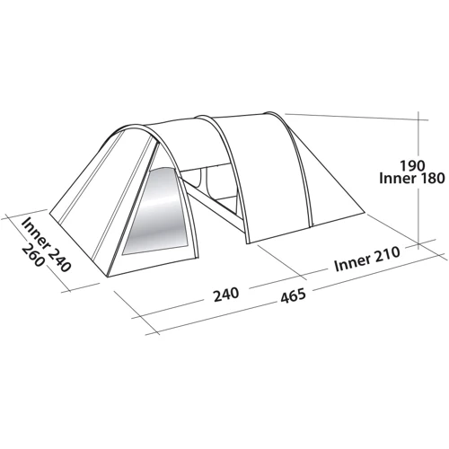 Палатка Easy Camp Galaxy 400 Rustic Green (120391)